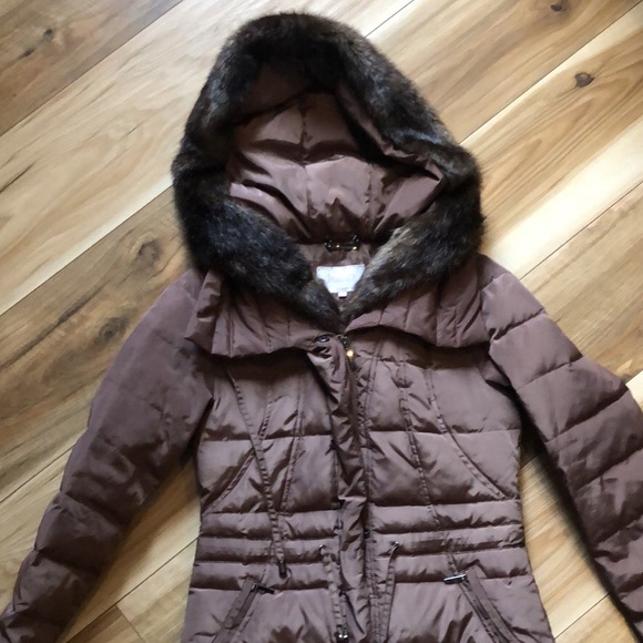 Laundry by shelling segal fur hooded puffer coat - Picture 1 of 7